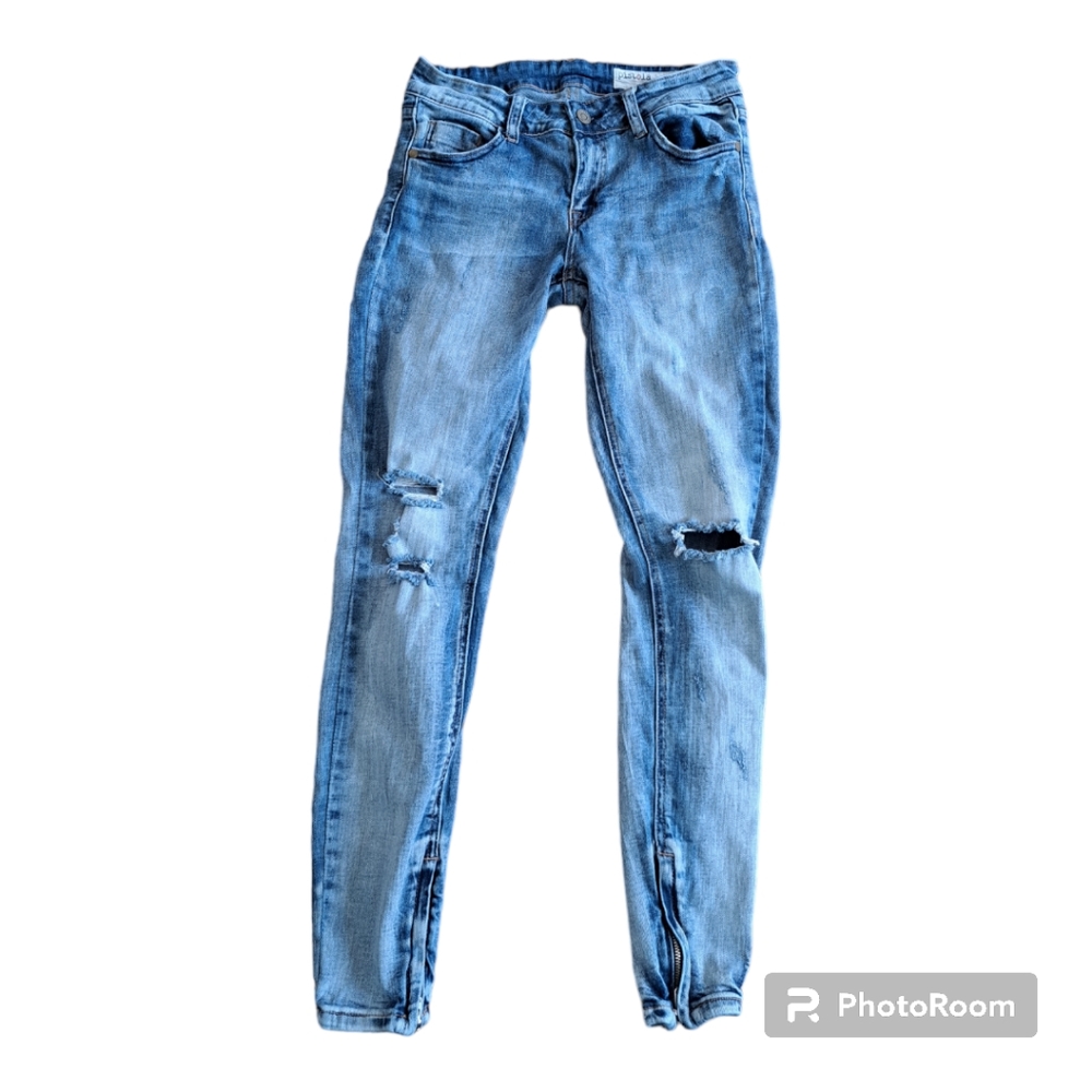 Pistola Ankle Zip Skinny Jeans Size 27